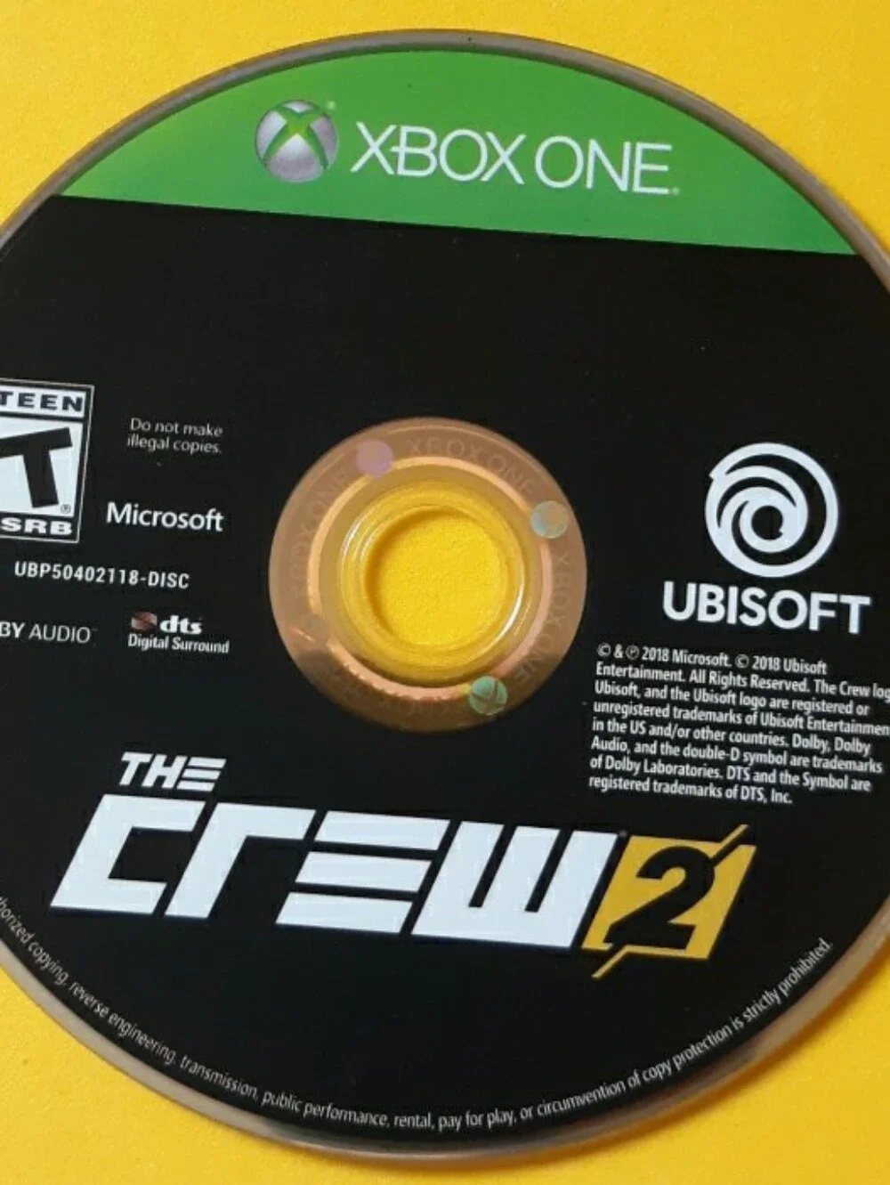 Microsoft Xbox One The Crew 2 N Project Cars 2